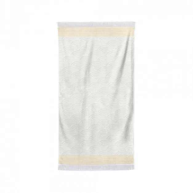Serviette de bain Jaune
