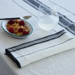 Serviette de table Blanc