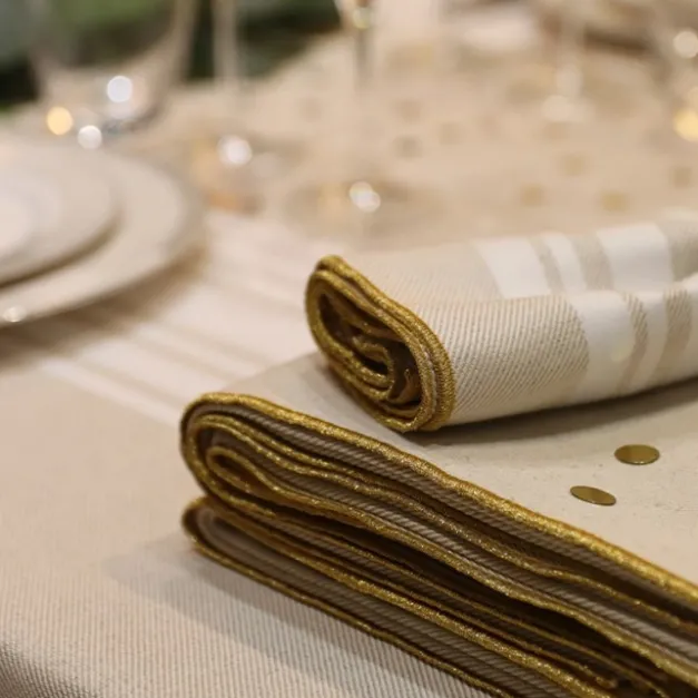 Serviette de table Blanc