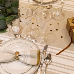 Serviette de table Blanc