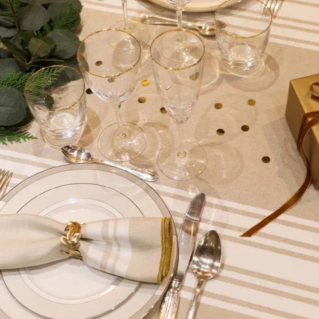 Serviette de table Blanc