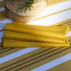 Serviette de table Jaune