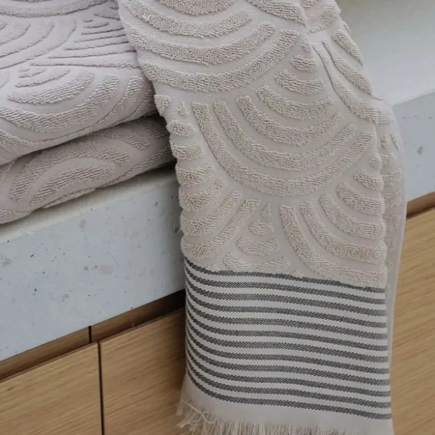 Serviette invité Beige