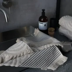 Serviette invité Beige