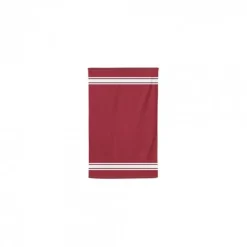 Serviette invité Rouge