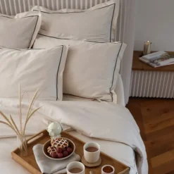 Taie d'oreiller Beige