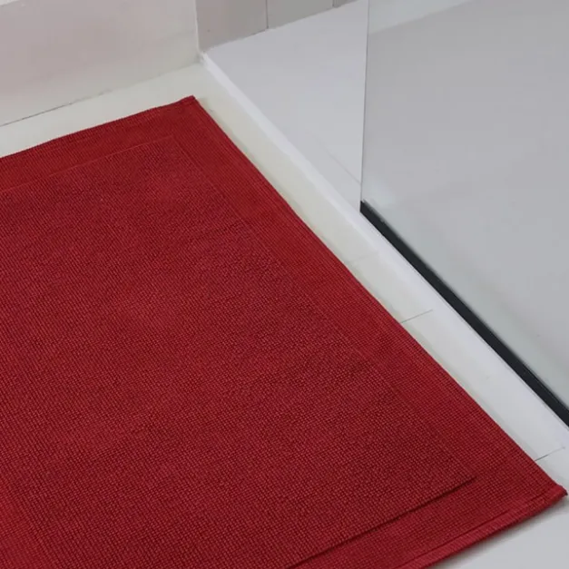 Tapis de bain Rouge