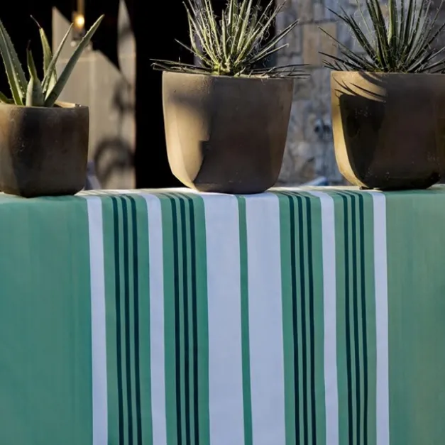 Tissu enduit Vert