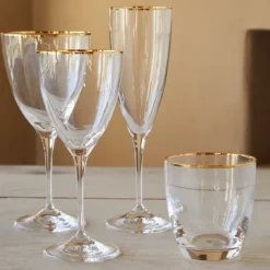 Verres à eau et à pied Transparent